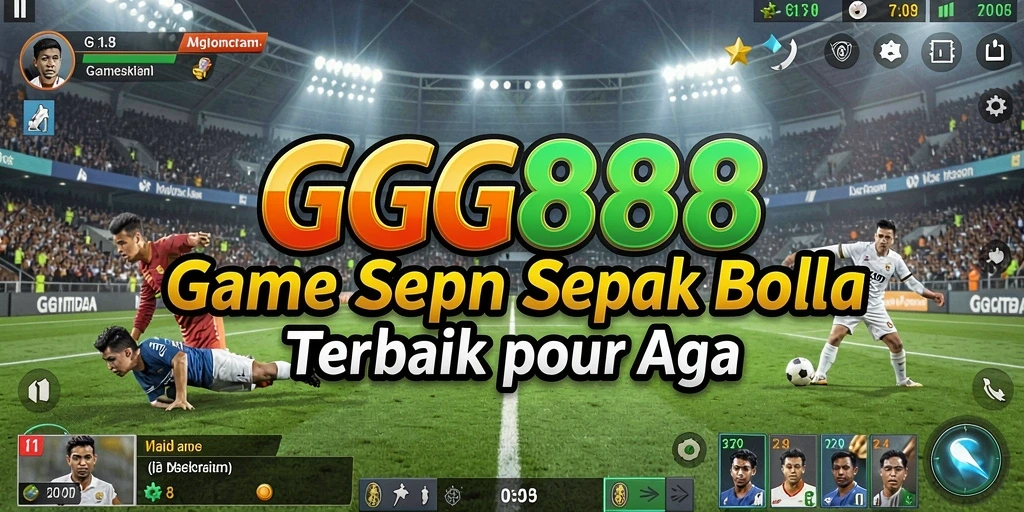 Screenshot gameplay GGG888 yang mendebarkan dengan pemain di lapangan.