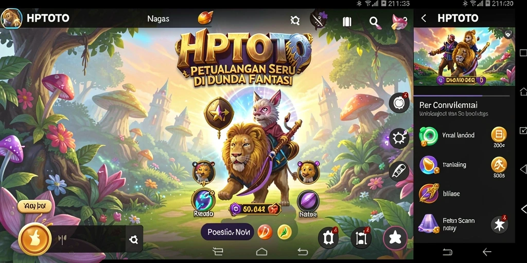 Screenshot HPTOTO menunjukkan aksi petualangan yang mendebarkan.