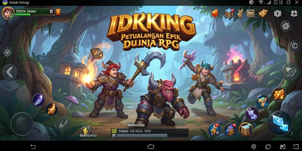 Tangkapan layar dari gameplay menakjubkan di IDRKING.