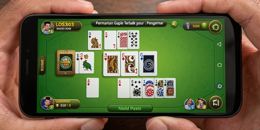 Tampilan menarik gameplay Gaple di LOS303.