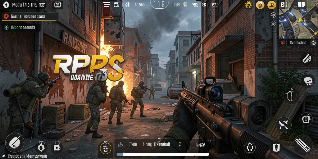 Tangkapan layar gameplay RR33 menunjukkan aksi mendebarkan di medan tempur.