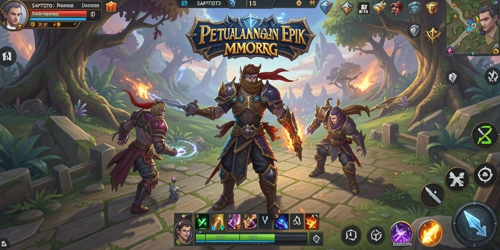 Tampilan gameplay MMORPG yang menakjubkan di SAPITOTO.