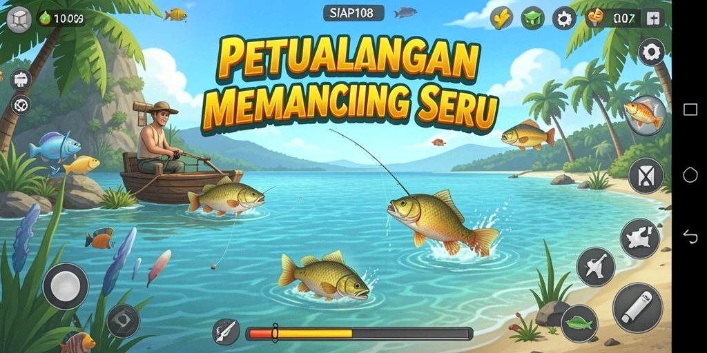 Tampilan memancing yang seru dan grafis menawan di SIAP108.