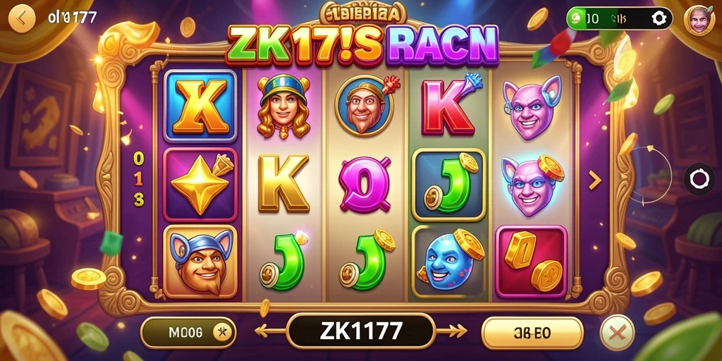 Screenshot utama ZK1177 menampilkan gameplay Slot yang seru dan menarik.